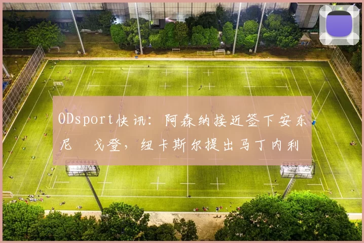 ODsport快讯:阿森纳接近签下安东尼・戈登,纽卡斯尔提出马丁内利交换条件_交易_球员_谈判