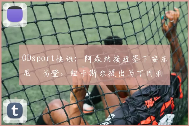 ODsport快讯：阿森纳接近签下安东尼・戈登，纽卡斯尔提出马丁内利交换条件_交易_球员_谈判