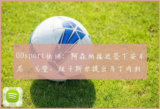 ODsport快讯：阿森纳接近签下安东尼・戈登，纽卡斯尔提出马丁内利交换条件_交易_球员_谈判