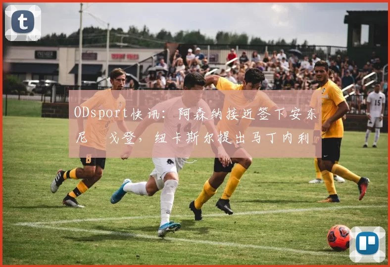 ODsport快讯：阿森纳接近签下安东尼・戈登，纽卡斯尔提出马丁内利交换条件_交易_球员_谈判