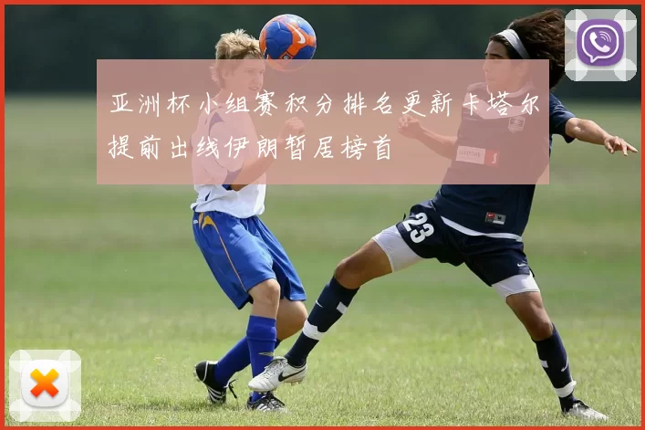 亚洲杯小组赛积分排名更新卡塔尔提前出线伊朗暂居榜首