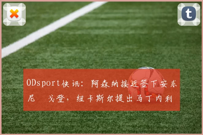 ODsport快讯:阿森纳接近签下安东尼・戈登,纽卡斯尔提出马丁内利交换条件_交易_球员_谈判