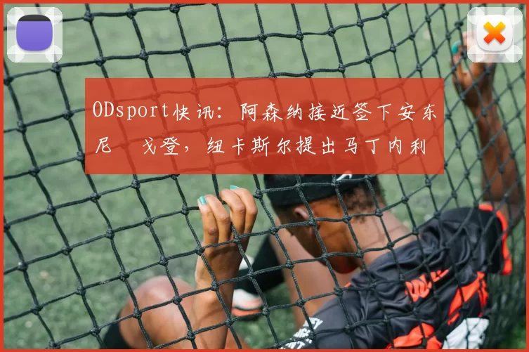 ODsport快讯：阿森纳接近签下安东尼・戈登，纽卡斯尔提出马丁内利交换条件_交易_球员_谈判
