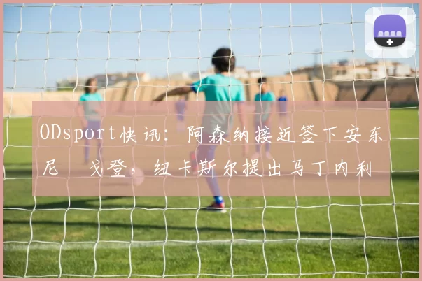 ODsport快讯：阿森纳接近签下安东尼・戈登，纽卡斯尔提出马丁内利交换条件_交易_球员_谈判