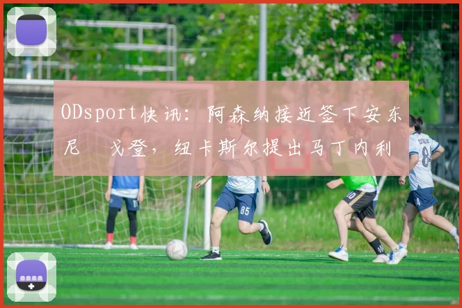 ODsport快讯：阿森纳接近签下安东尼・戈登，纽卡斯尔提出马丁内利交换条件_交易_球员_谈判