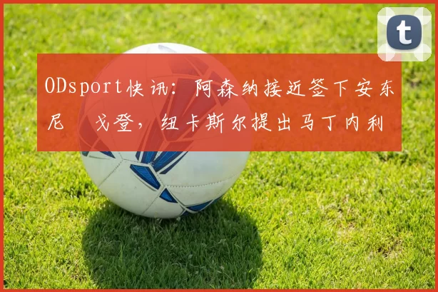 ODsport快讯：阿森纳接近签下安东尼・戈登，纽卡斯尔提出马丁内利交换条件_交易_球员_谈判