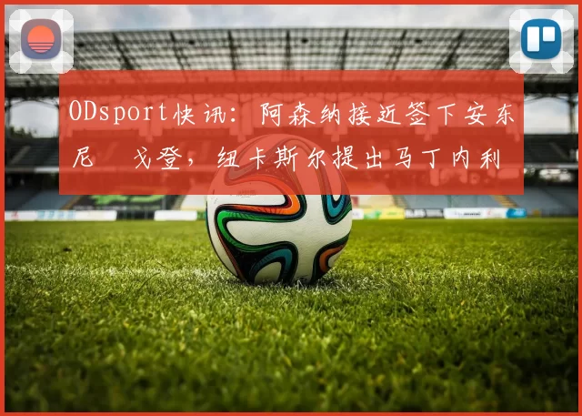 ODsport快讯:阿森纳接近签下安东尼・戈登,纽卡斯尔提出马丁内利交换条件_交易_球员_谈判